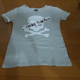 レイアリス(Rayalice)のRAYALICE レイアリス　グレー　半袖Tシャツ　ドクロ　160(Tシャツ/カットソー)