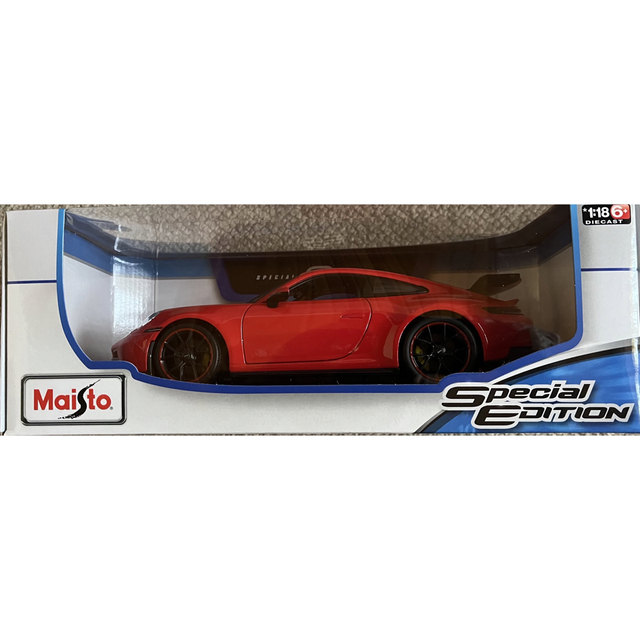 マイスト 1/18 ポルシェ 911 GT3（レッド）