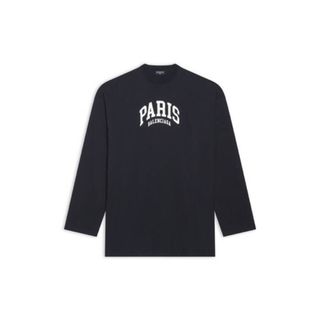 バレンシアガ(Balenciaga)のBALENCIAGA  CITIES PARIS 長袖 T シャツ オーバーサイ(Tシャツ/カットソー(七分/長袖))