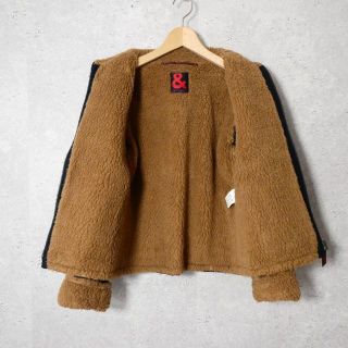 良品 綺麗 DOLCE & GABBANA 裏ボア ツイル ジャケット ブルゾン