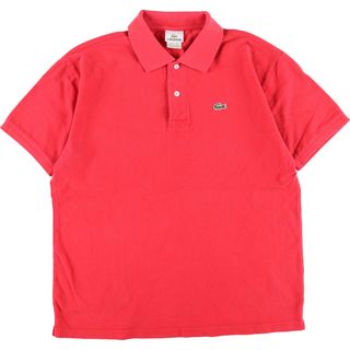 ラコステ(LACOSTE)の古着 ラコステ LACOSTE フランス企画 半袖 ポロシャツ 6 メンズL /eaa320127(ポロシャツ)