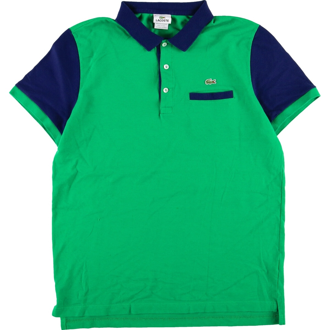 ラコステ LACOSTE フランス企画 半袖 ポロシャツ 8 メンズM /eaa320750