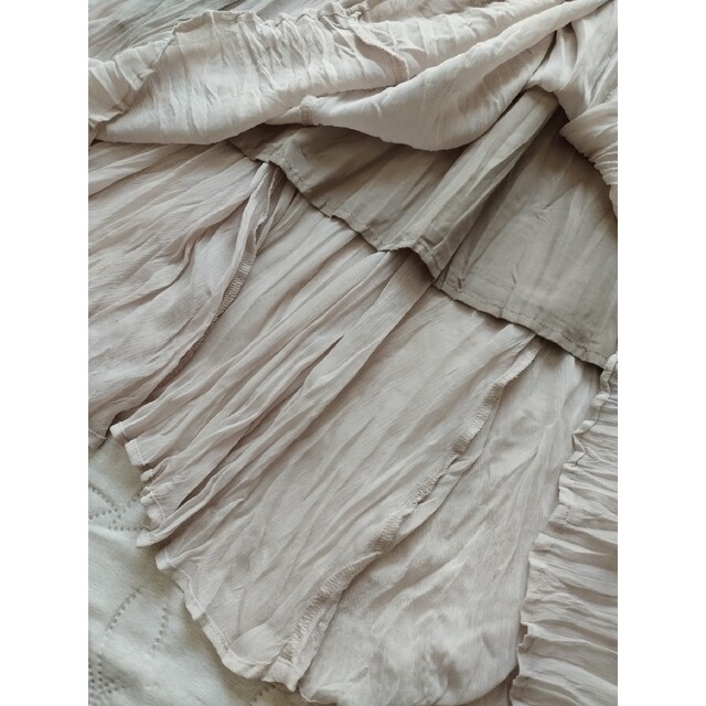 GU(ジーユー)のシワ加工　スカート レディースのスカート(ロングスカート)の商品写真