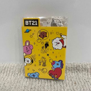 ビーティーイシビル(BT21)の 【紫音 様】BT21ふせん yellow＆マイクロループタオル【COOKY】(キャラクターグッズ)