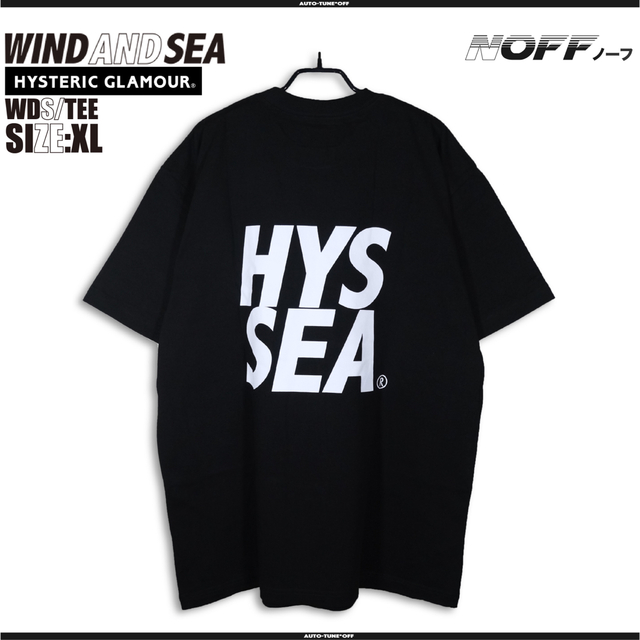 即発送　WIND AND SEA × HYSTERIC GLAMOUR　Tシャツ