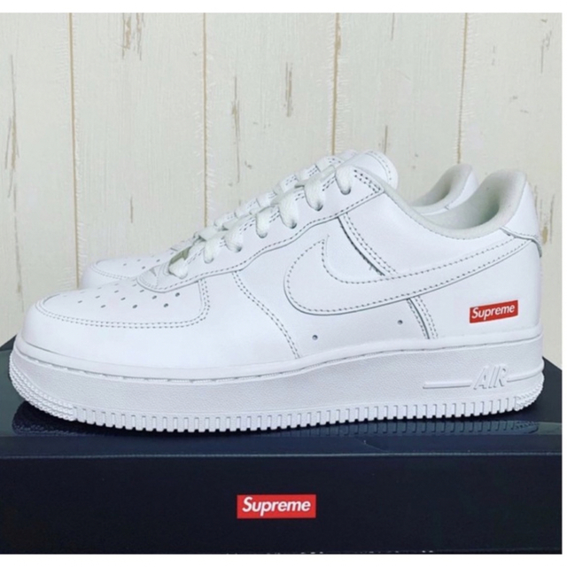 【26cm新品未着用】supreme nike エアフォース1 low ホワイト