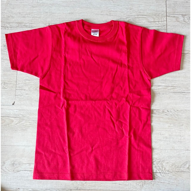 Printstar(プリントスター)の新品　PRINT STAR 無地Tシャツ　レッド　XS レディースのトップス(Tシャツ(半袖/袖なし))の商品写真