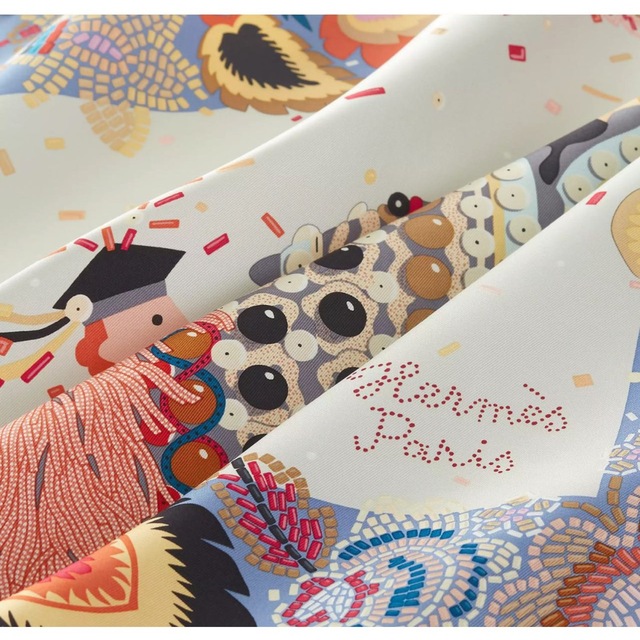 Hermes(エルメス)のHERMES スカーフ スクエア 90 パーティーコスチューム ギフト レディースのファッション小物(バンダナ/スカーフ)の商品写真
