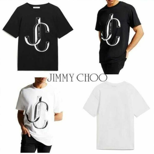 JIMMY CHOO(ジミーチュウ)の完売 限定 ジミーチュウ　ロゴ　正規品　jimmy choo 白　63500円 メンズのトップス(Tシャツ/カットソー(半袖/袖なし))の商品写真