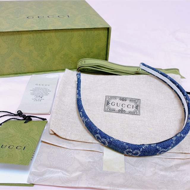Gucci - 【美品】GUCCI デニム カチューシャの通販 by kanachiy's shop