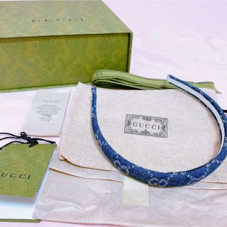 Gucci - 【美品】GUCCI デニム カチューシャの通販 by kanachiy's shop