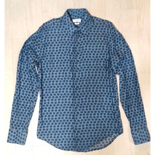 ザラ(ZARA)のZARA MAN ドット柄 スリムフィット シャツ(シャツ)