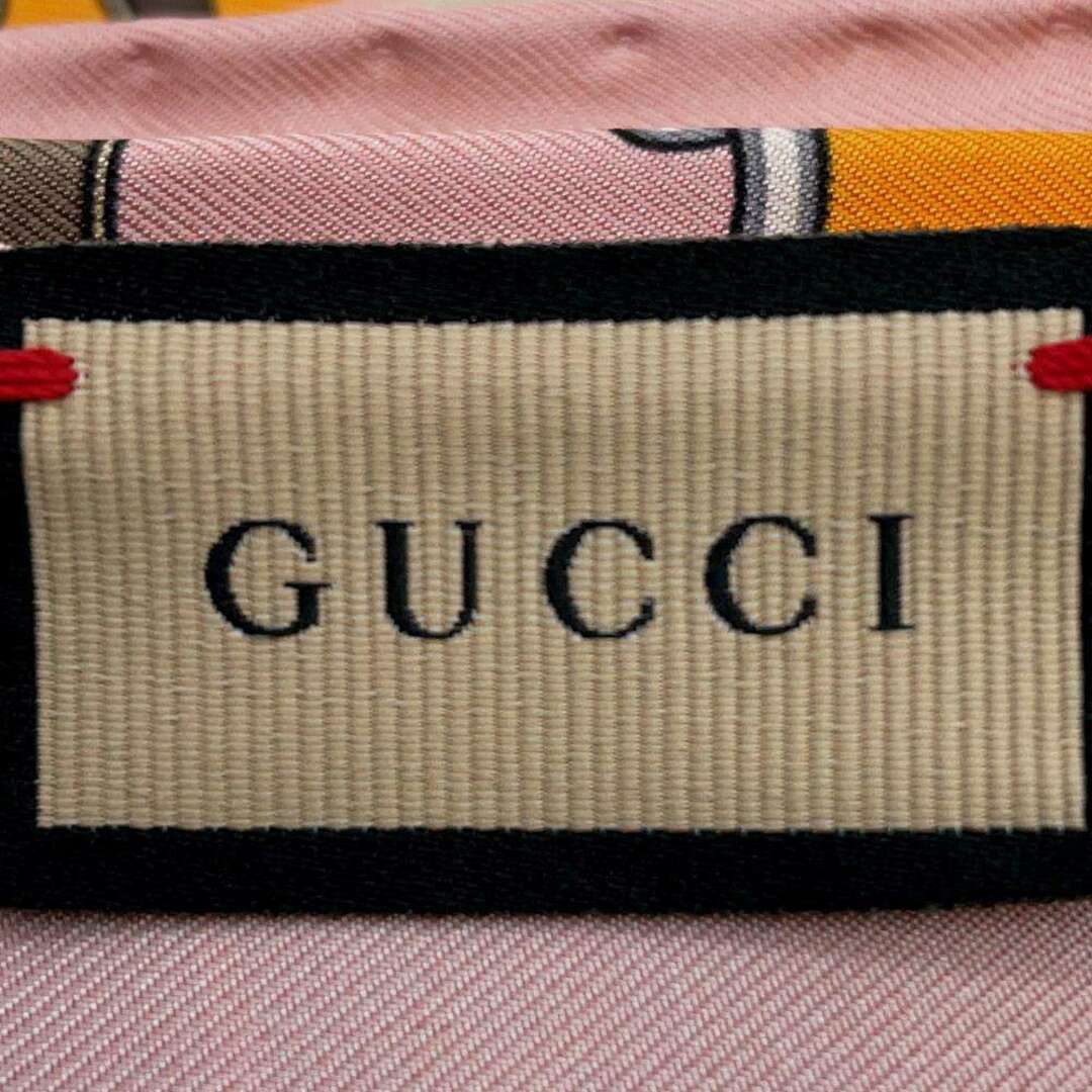 Gucci(グッチ)のグッチ スカーフ 90 ダブルG&ハーネス プリント 712443 GUCCI ストール シルク レディースのファッション小物(バンダナ/スカーフ)の商品写真