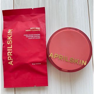 APRILSKIN [密着カバー] ヒーロークッション＋レフィルセット(ファンデーション)