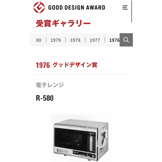 レトロ　電子レンジ　High cooker R-580 新品未使用 スマホ/家電/カメラの調理家電(電子レンジ)の商品写真