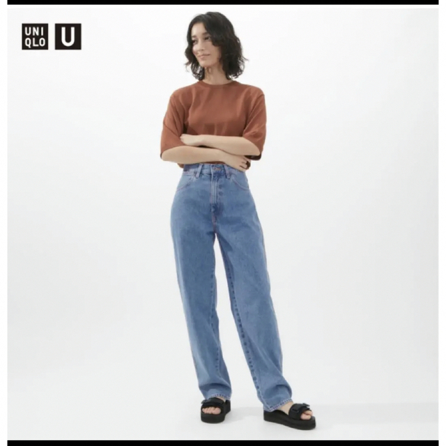 UNIQLO(ユニクロ)のカーブジーンズ レディースのパンツ(デニム/ジーンズ)の商品写真