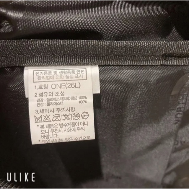 ノースフェイス ポーチ付き リュック バック 黒 7