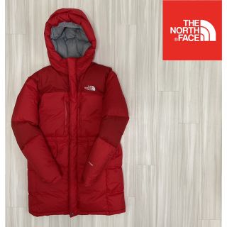 ザノースフェイス(THE NORTH FACE)の【☆訳あり☆ハイベント☆】ノースフェイス　中綿ロングコート　レッド　150cm(ジャケット/上着)