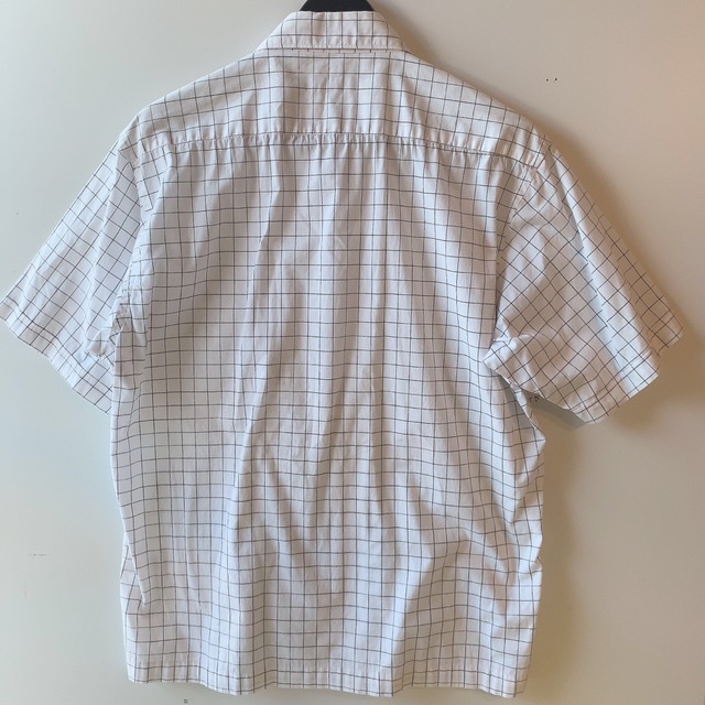 TAKA-Q(タカキュー)のTAKA-Q  半袖ジップチェックシャツ　LL メンズのトップス(シャツ)の商品写真