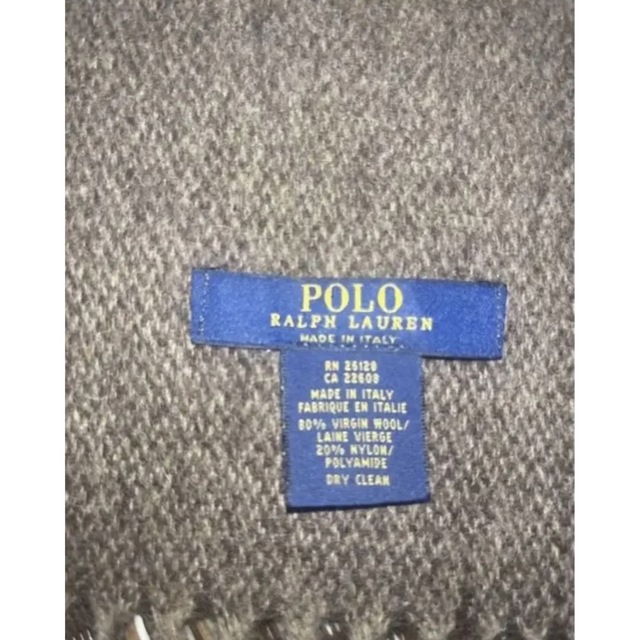 POLO RALPH LAUREN(ポロラルフローレン)の【美品】Polo Ralph Lauren ラルフローレン マフラー メンズのファッション小物(マフラー)の商品写真