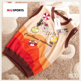 ノイジーノイジー(Noisy Noisy)の〚新品タグ付き〛ミエコ ウエサコ❀MU SPORTS❀サマーベスト❀40(ウエア)