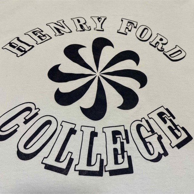 90s NIKE Henry Ford College 風車 Tシャツ-