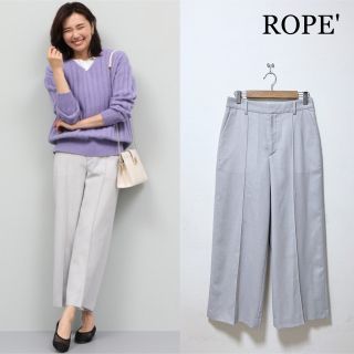 ROPE' - 新品未使用 ROPE プラントフラワープリントワイドパンツの通販