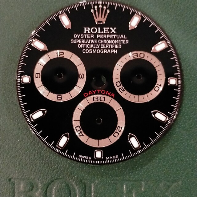 美品ロレックス ROLEX デイトナ116520用 純正MK1 ブラック文字盤