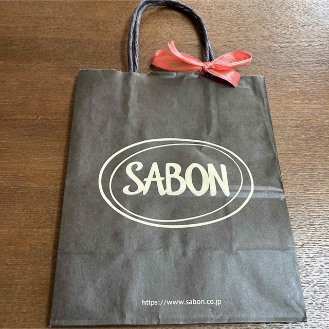 SABON(サボン)のサボン　ショップ袋　リボン付き レディースのバッグ(ショップ袋)の商品写真