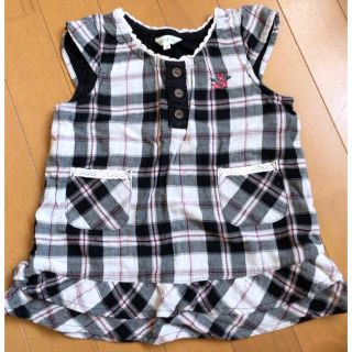 サンカンシオン(3can4on)の3can4on 子供服 チュニックワンピース 〈90〉(ワンピース)