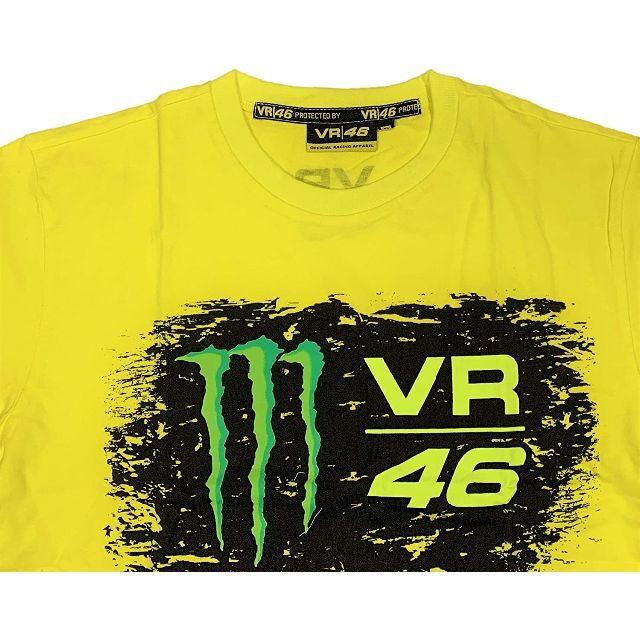 VR46 モンスターエナジー ロゴプリントTシャツ イエロー XXXL メンズのトップス(Tシャツ/カットソー(半袖/袖なし))の商品写真