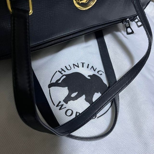 まとめ買い】 【美品✨】ハンティングワールド ハンドバッグ レザー