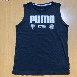 プーマ(PUMA)の１６０㌢　PUMA  プーマ　タンクトップ　黒　ブラック(Tシャツ/カットソー)