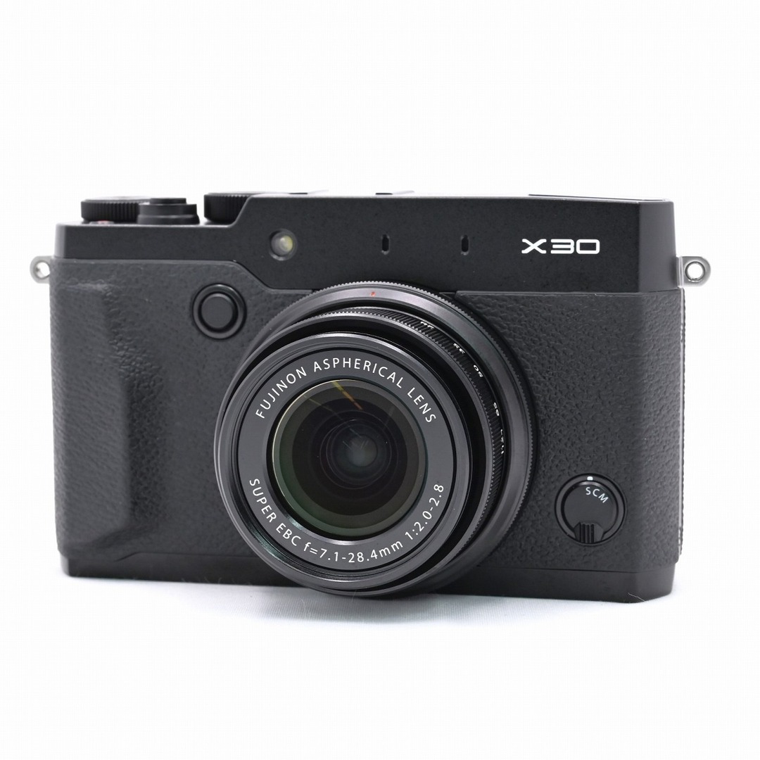 FUJIFILM プレミアムコンパクトデジタルカメラ X30 ブラック FX-X30B(品)