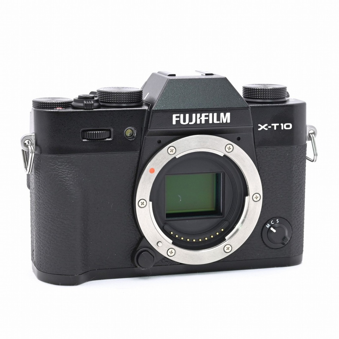 富士フイルム(フジフイルム)のFUJIFILM X-T10 ボディ ブラック スマホ/家電/カメラのカメラ(ミラーレス一眼)の商品写真