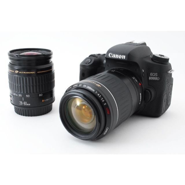 Canon EOS 8000D ダブルレンズセット✾初心者オススメ✾-