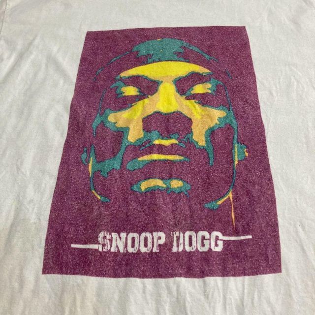 HAR  古着 白 スヌープドッグ　SNOOP DOGG ヒップホップ Tシャツ メンズのトップス(Tシャツ/カットソー(半袖/袖なし))の商品写真