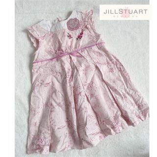 ジルスチュアートニューヨーク(JILLSTUART NEWYORK)のジルスチュアートニューヨーク　可愛いノースリーブワンピース　ピンク(ワンピース)