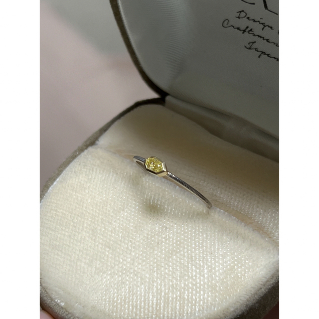 giclat イエローダイヤモンド　リング レディースのアクセサリー(リング(指輪))の商品写真