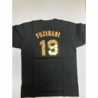 阪神タイガース　藤浪選手　ゴールド　背番号　Tシャツ　Ｓサイズ(記念品/関連グッズ)