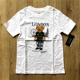 ラルフローレン(Ralph Lauren)の日本未入荷　ポロベア  白　Tシャツ　子供服　男の子　120 London(Tシャツ/カットソー)