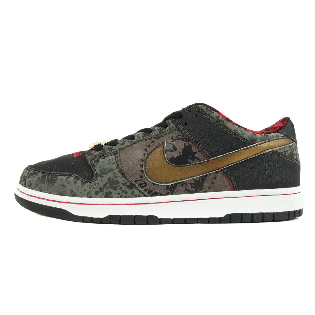 NIKE ナイキ DUNK LOW PREMIUM SB SBTG 313170-201 2006年製 デッドストック セーブルグリーン メタリックゴールド US10 28cm スニーカー シューズ ローカット【メンズ】【K3719】