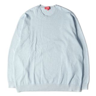 シュプリーム(Supreme)のSupreme シュプリーム ニット メタリック ラメトップ Metallic LS Top 23SS ライトスレート XXL トップス カットソー ブランド カジュアル ストリート【メンズ】【中古】【K3719】(ニット/セーター)