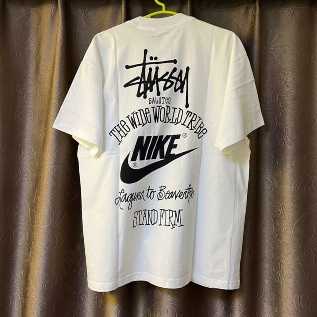 STUSSY NIKE コラボ Tシャツ 半袖 ホワイト