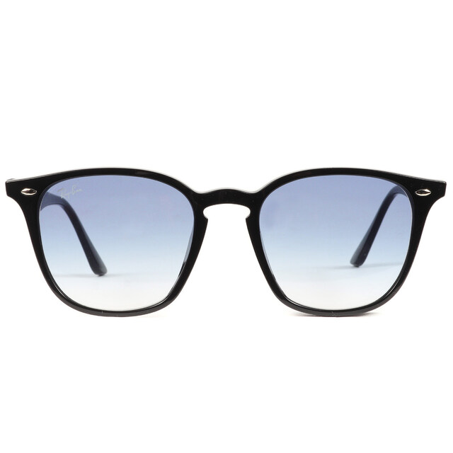 Ray Ban レイバン グラデーションレンズ サングラス RB4258-F 601/19 ブラックフレーム ライトブルーハーフレンズ 52□20 150 イタリア製 ブランド 軽量モデル 【メンズ】