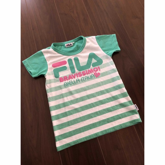 FILA(フィラ)のFILA 子供服　Tシャツ　130cm  女の子 キッズ/ベビー/マタニティのキッズ服女の子用(90cm~)(Tシャツ/カットソー)の商品写真
