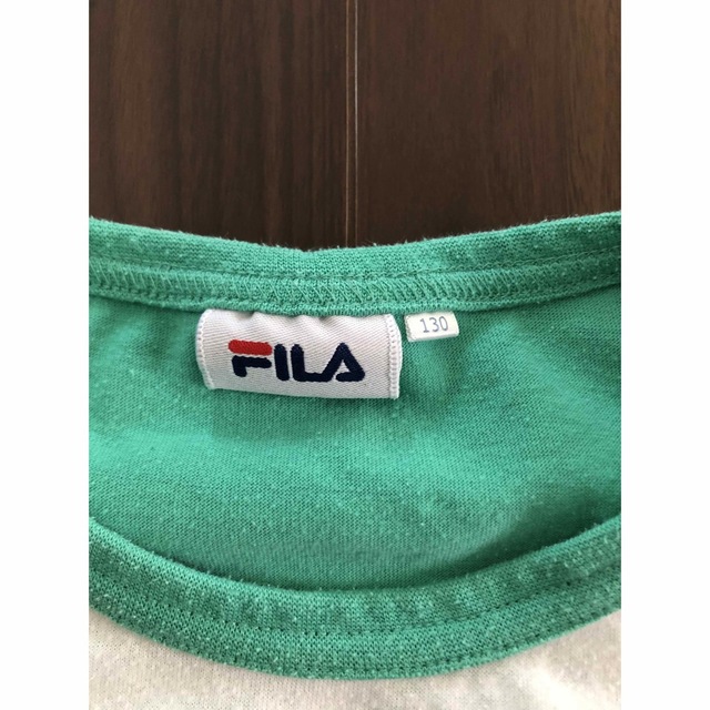 FILA(フィラ)のFILA 子供服　Tシャツ　130cm  女の子 キッズ/ベビー/マタニティのキッズ服女の子用(90cm~)(Tシャツ/カットソー)の商品写真