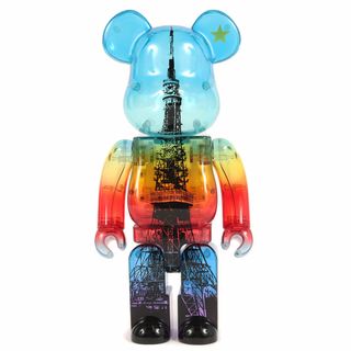 メディコムトイ(MEDICOM TOY)のMEDICOM TOY メディコムトイ 2015年モデル BE@RBRICK 400% TOKYO TOWER MAGIC TIME Ver. 東京タワー マジックタイム ブルー オレンジ系 400% 箱付き 【メンズ】(その他)