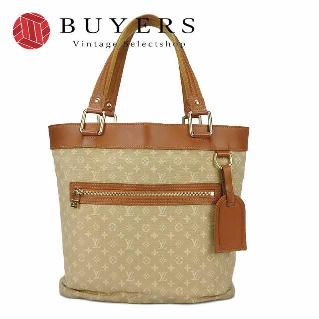 LOUIS VUITTON ルイヴィトン M92683 ルシーユGM モノグラムミニ ベージュ トートバッグ LV レディース バッグ BAG ゴールド金具 肩掛け 定番 通勤 通学