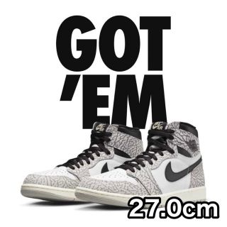 ナイキ(NIKE)のNike Air Jordan 1 High OG Cement 27.0cm(スニーカー)